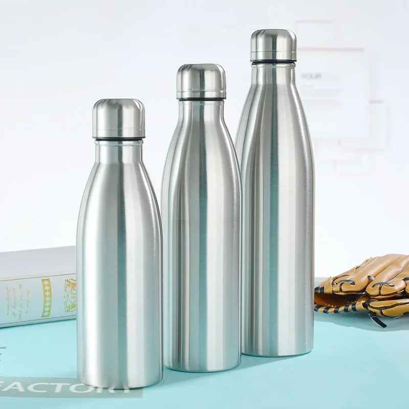 Gourde inox 750 ml / 1 L avec brosse offerte – vue 7
