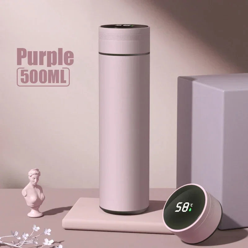 Gourde isotherme inox 304 500 ml, coloris violet
