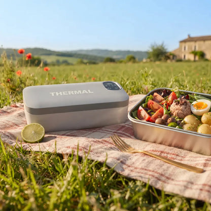Lunch Box Chauffante Électrique Inox 304, Sans Eau