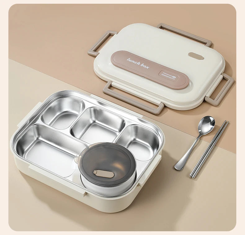 Lunch Box Inox 304 Isotherme et Hermétique, Bento Ovale
