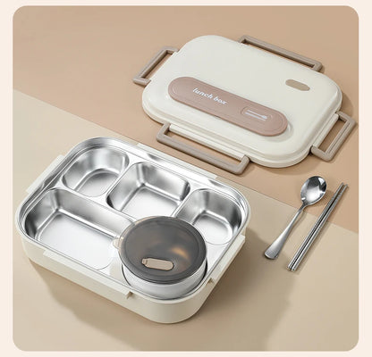 Lunch Box Inox 304 Isotherme et Hermétique, Bento Ovale