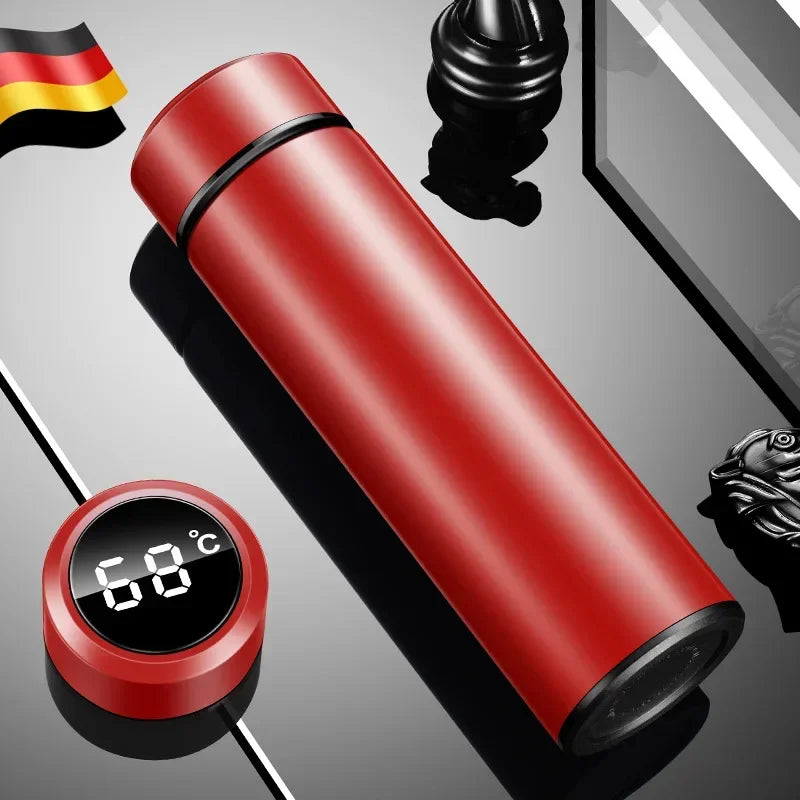 Gourde isotherme inox 304 500 ml, coloris rouge vif