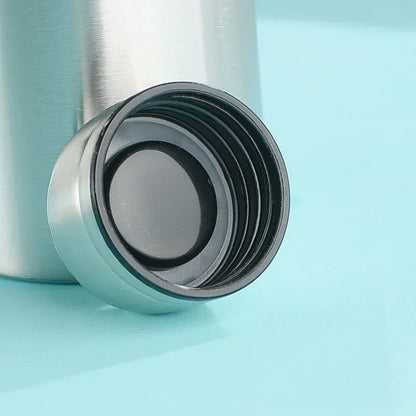 Gourde inox 750 ml / 1 L avec brosse offerte – vue 6