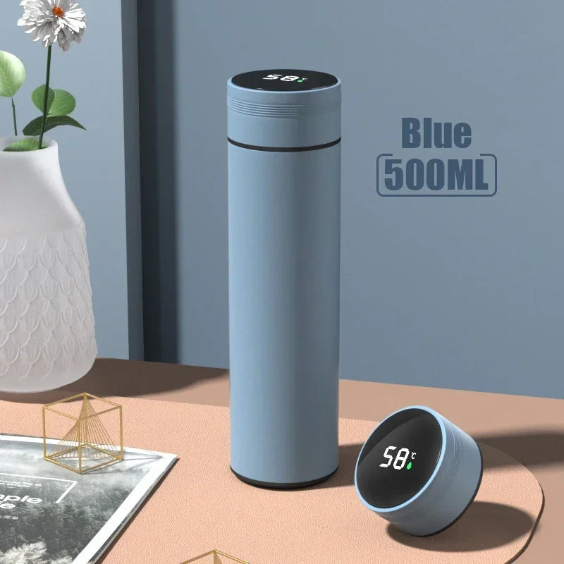 Gourde isotherme inox 304 500 ml, coloris bleu