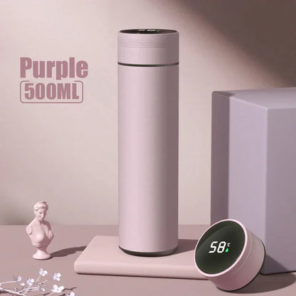 Gourde isotherme inox 304 500 ml, coloris violet
