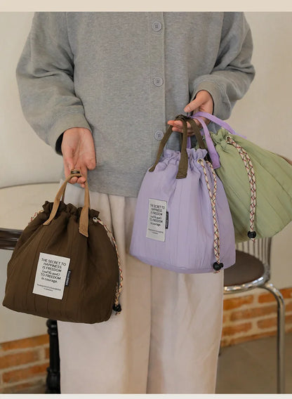 Sac Isotherme Repas à Cordon – Lunch Bag Style Coréen