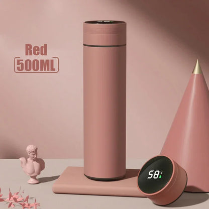 Gourde isotherme inox 304 500 ml, coloris rouge