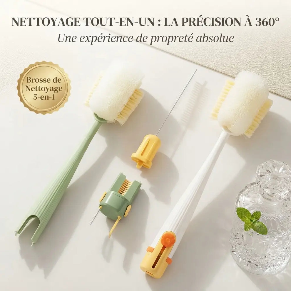 Gourde inox 750 ml / 1 L avec brosse offerte – Une brosse offerte avec la gourde